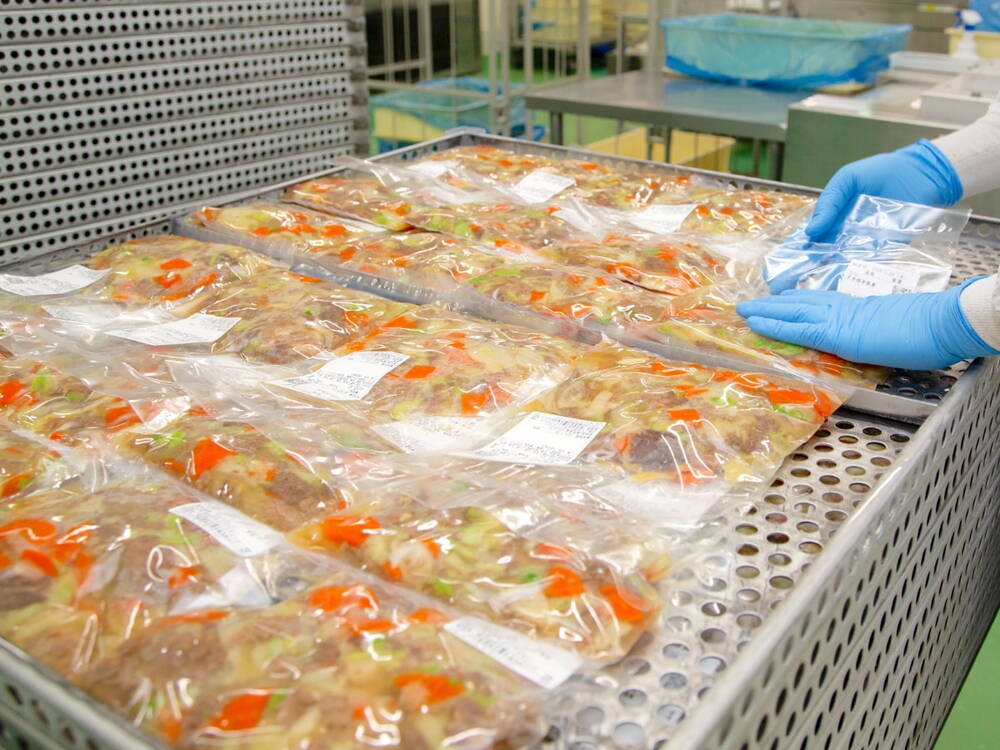 株式会社出雲みらいフーズの調理済み食材 調理工程